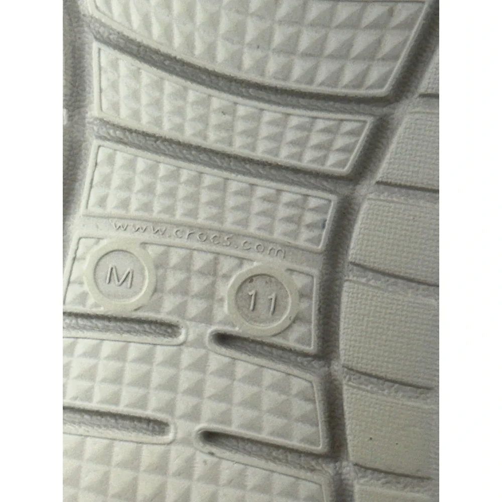 Crocs LiteRide Clog Men Sz 11 Slate Grey Almost White Comfort Shoes 204592